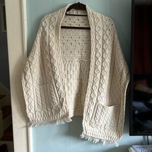 Carraigdonn sweater shawl from Ireland